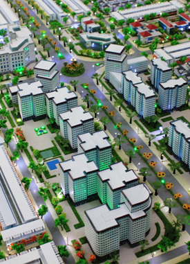 Mô hình kiến trúc khu đô thị 02